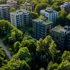 Małe Błonia Szczecin - Spokojne osiedle w zielonej części Szczecina