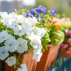 Małe drobne kwiaty - Najlepsze rośliny na balkon, które nadadzą uroku 