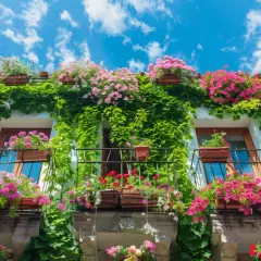 Kwiaty na balkon zdjęcia - Inspiracje na piękny balkon z roślinami 