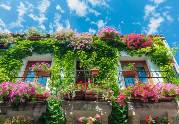 Kwiaty na balkon zdjęcia - Inspiracje na piękny balkon z roślinami 